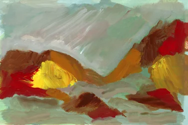 Herbstliche abstrakte Landschaft