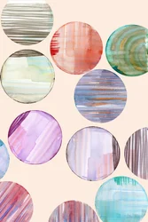 Bunte Aquarellkreise