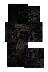 Dunkle Goldene Abstraktion