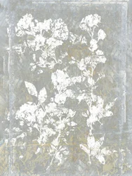 Verblasste florale Silhouette