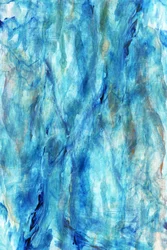 Fließende blaue Abstraktion