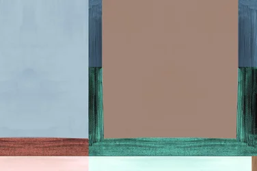 Geometrische Farbblöcke