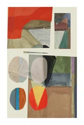 Geometrische Farbcollage