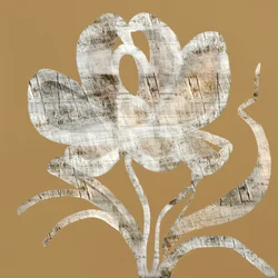 Rustikale Holzblume