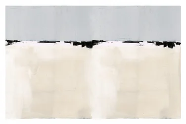 Gelassene abstrakte Landschaft