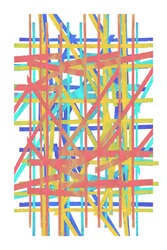 Lebendige Sich Schneidende Linien