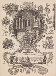 Tafel zwölf aus Nouveaux Desseins D