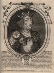 Porträt von Robert II. dem Frommen (ca. 972-1031), König von Frankreich - Gravur aus 