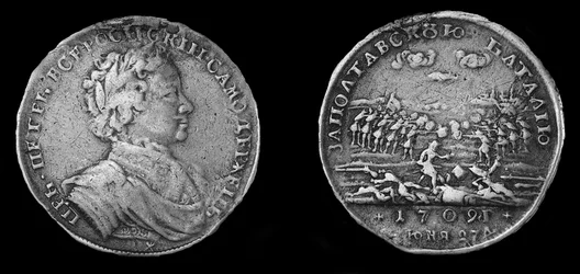 Medaille für die Schlacht von Poltawa