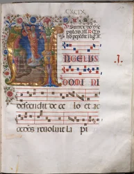 Antiphonar: Initiale A, Auferstehung