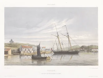Liegeplatz für Kriegsschiffe im Hafen von Curaçao