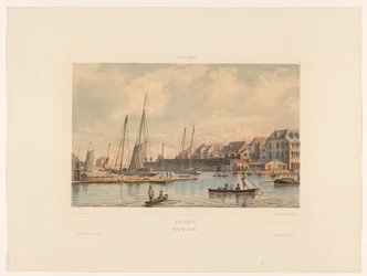 Waaigat und Stadtmauer von Willemstad