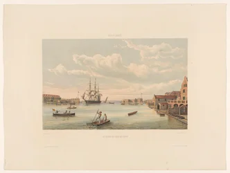 Willemstad. Der Eingang des Hafens von Curaçao