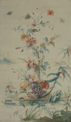 Blumen und Chinoiserie, 18. Jahrhundert
