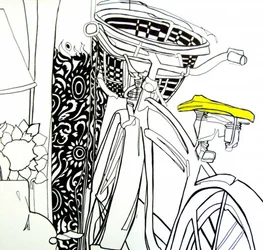 Katies Fahrrad