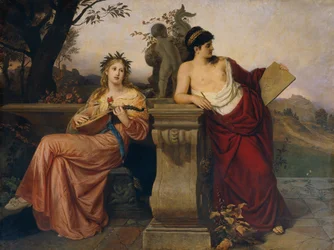 Allegorie der Musik und Malerei