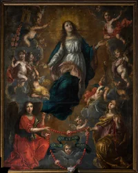 Pfarrkirche (Parochiekerk Sint-Joris). Innenansicht. Mariä Himmelfahrt. Nicolas de Liemaeckere. 1640.