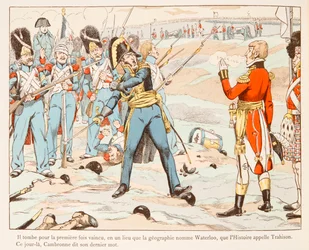 A Waterloo Cambronne gegen die Engländer 1815