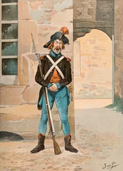 Französische Truppen zu allen Zeiten: 1. Legion der Franken (1796)