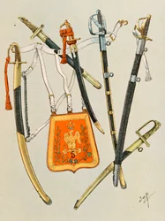 Outfit der französischen Truppen zu allen Zeiten: Waffen der Truppen, Gruppe 1, Private Sammlung