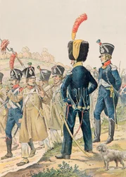 Jacques Marie Gaston Onfroy de Breville dit JOB (1858-1931) - Uniformen der französischen Truppen zu allen Zeiten: Offiziere der Voltigeure und Leichten Infanteriejäger unter dem Ersten Kaiserreich, Privatsammlung